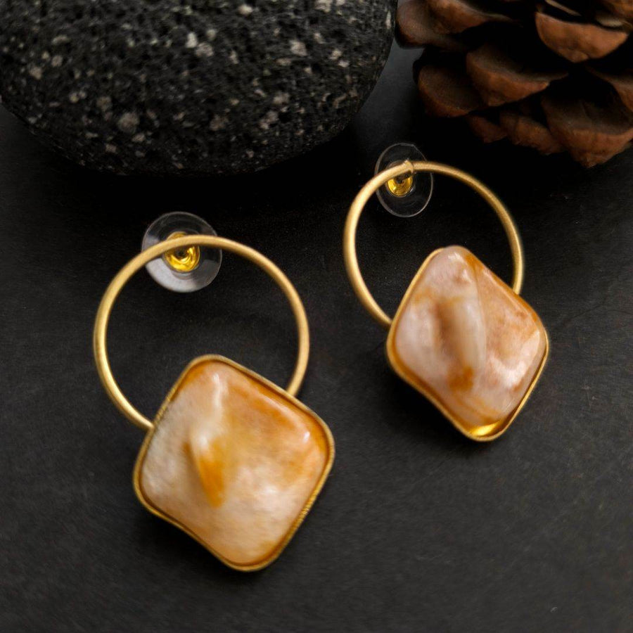 Mother of Pearl Geometric Charm for Women and Girls - Craftybella
