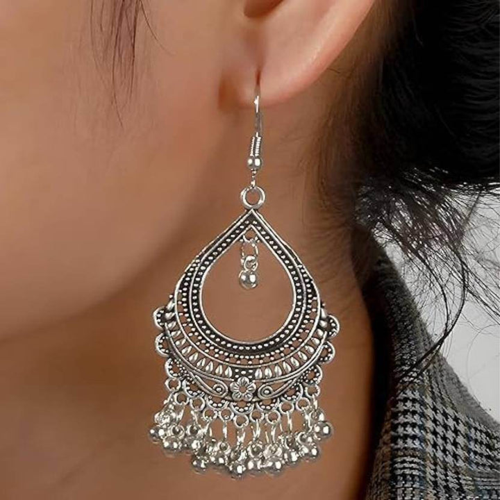 Taarini Boho Teardrop Afghani Danglers - Craftybella