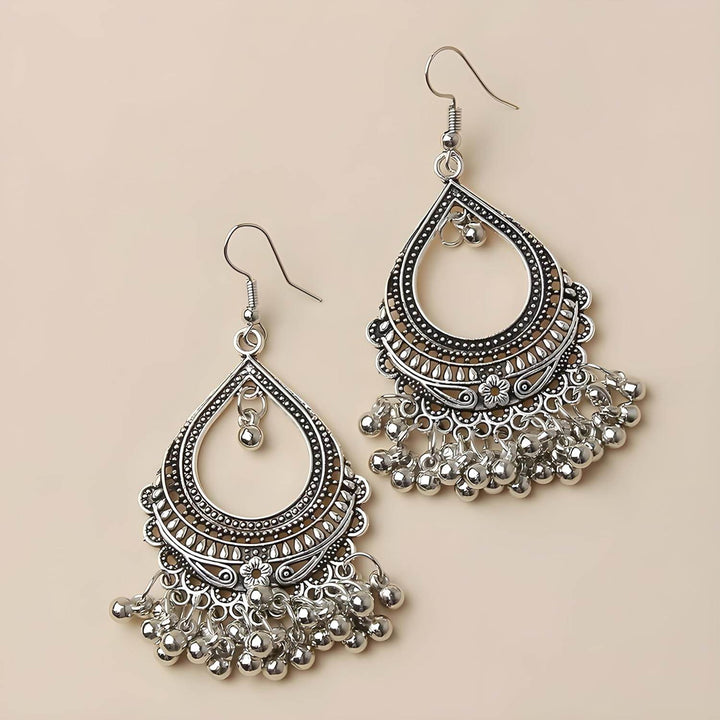 Taarini Boho Teardrop Afghani Danglers - Craftybella