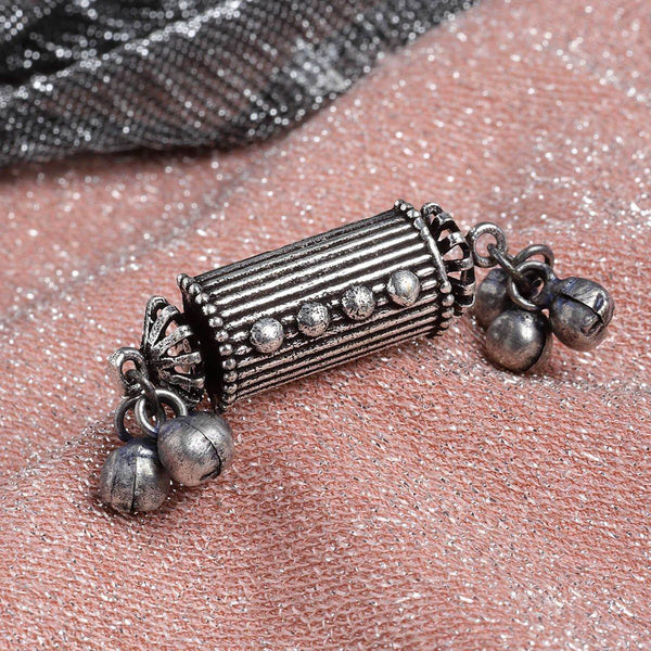 Oxidized Silver Statement Tribal Ring – Adjustable Size - Craftybella