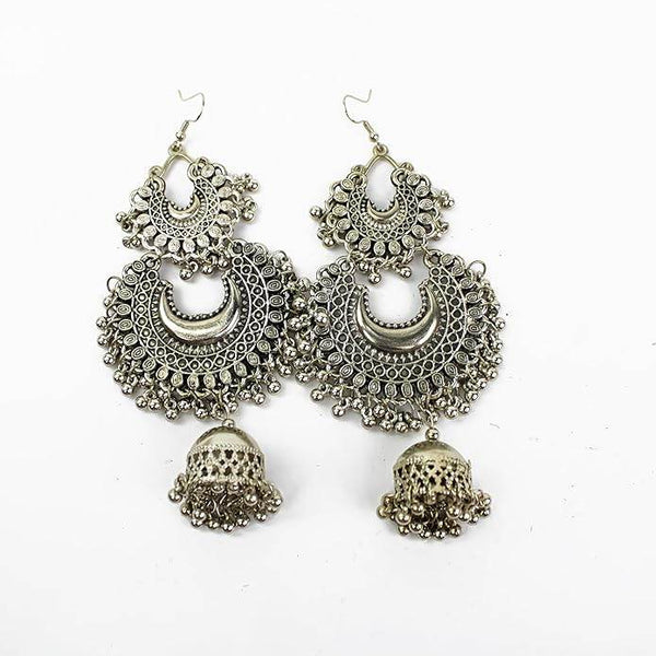Tribal Moon Jhumkis - Craftybella