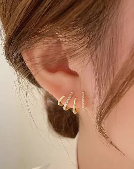 Four Claw Korean earring