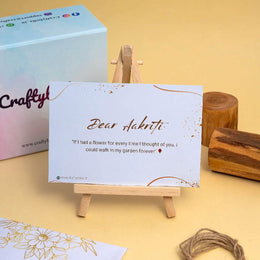 Personalised Card – A Note from the Heart