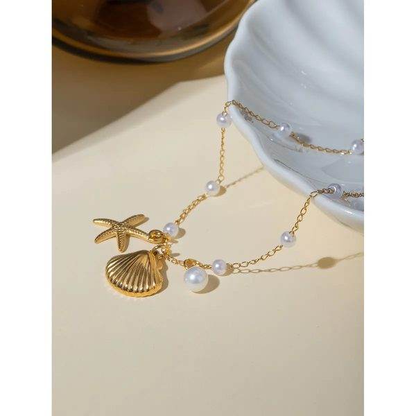 Beach heaven bracelet gold plated - Craftybella