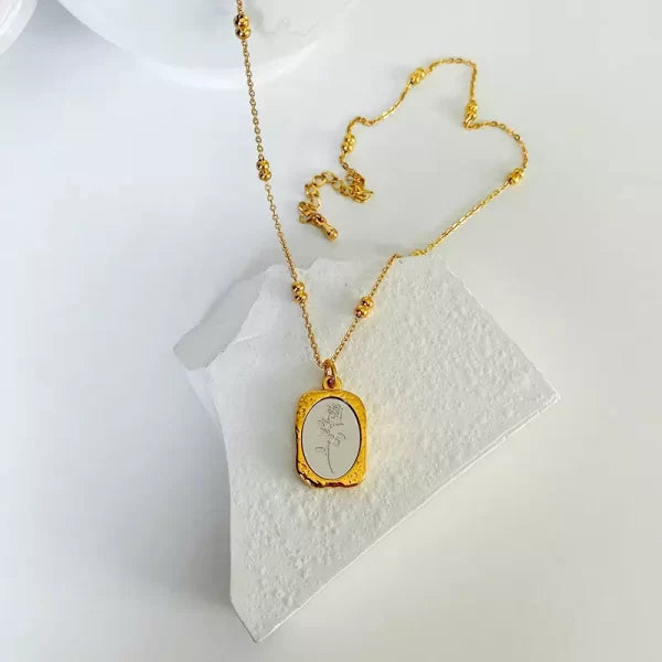 Rosily Necklace 18k Gold Anti Tarnish