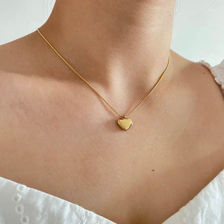 Love necklace 18k gold anti-tarnish - Craftybella