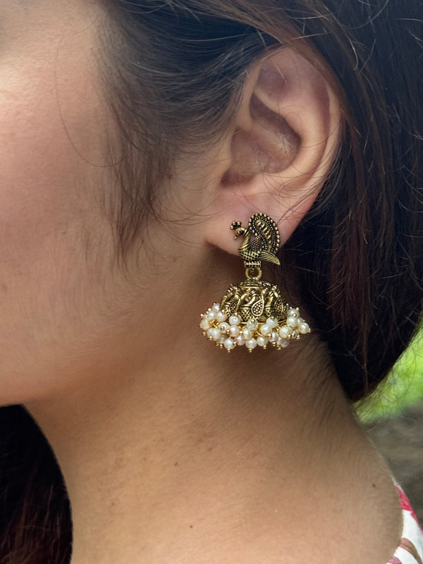Mayura Jhumka Perfect for Ethinic wear