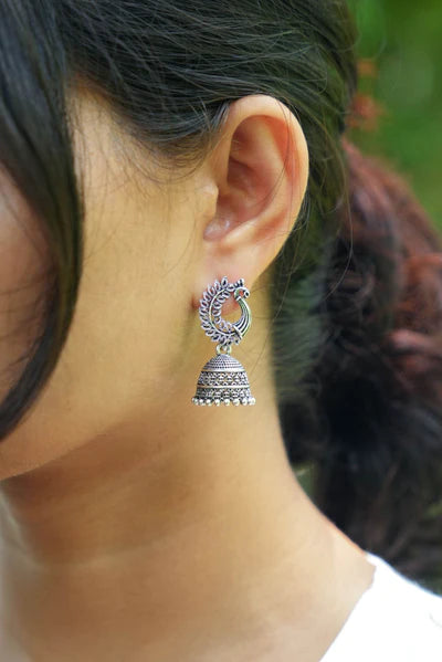 Radiance Box – 15 Designer Oxidised Jhumkas with a Free Personalised Card