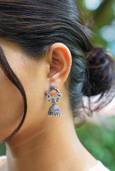 Radiance Box – 15 Designer Oxidised Jhumkas with a Free Personalised Card