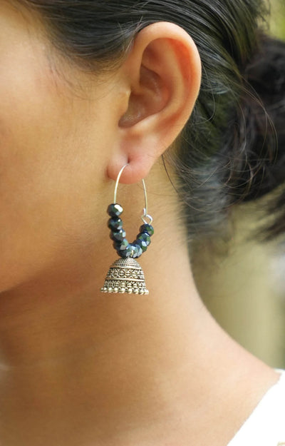 Radiance Box – 15 Designer Oxidised Jhumkas with a Free Personalised Card