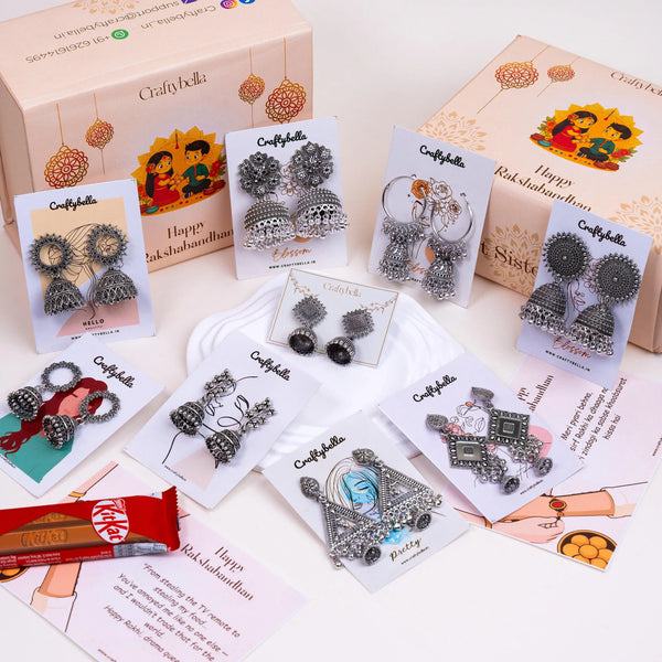 Rakshabandhan Edition with 9 Oxidised Beauties & Chocolate