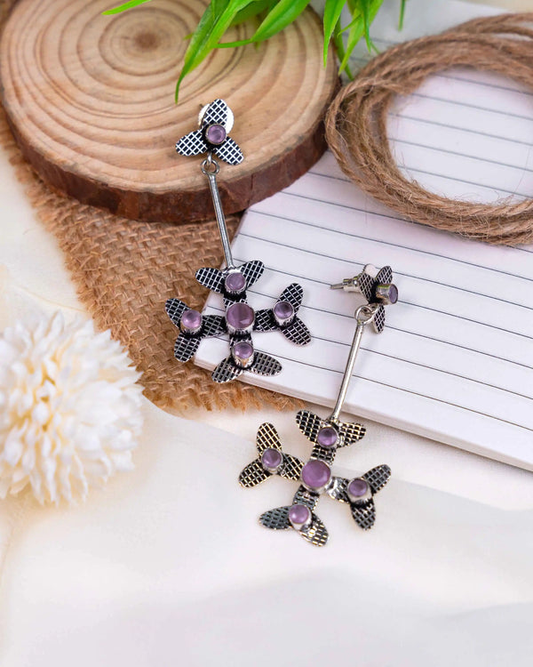 Lavender Bloom Danglers