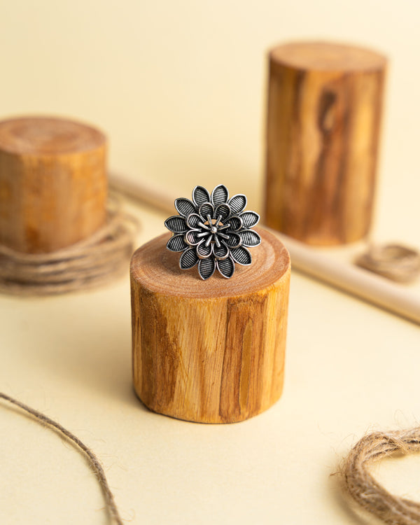 Petal Whisper Adjustable Ring