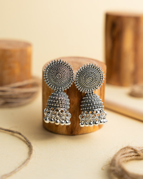 CIrcle beaded Daily wear Jhumka