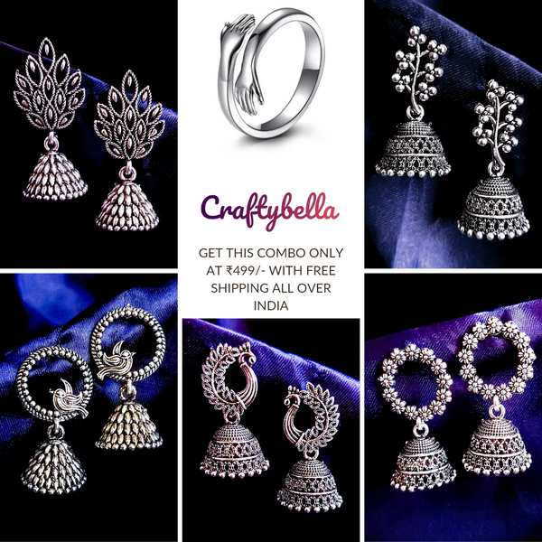 The Royal Traditional earrings combo for her!
