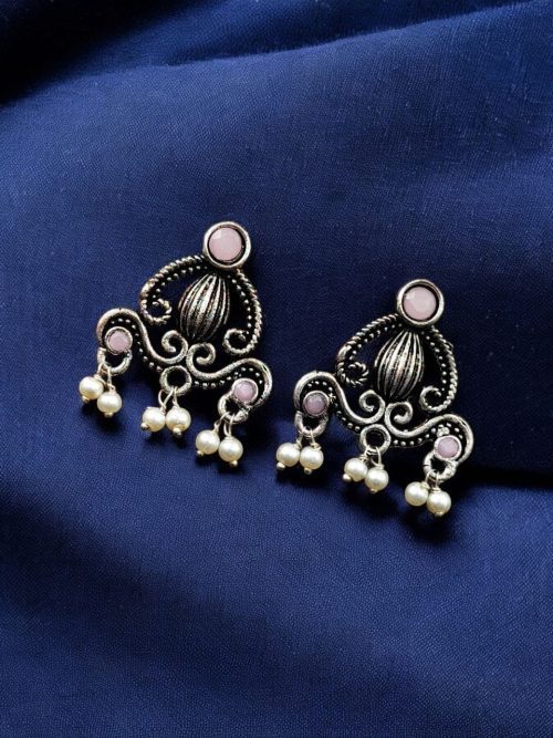 Pink Stud Earring