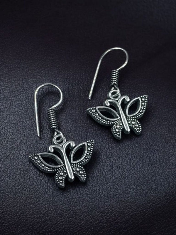 Vintage Style Butterfly Hook Earrings