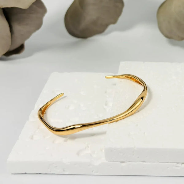 Eterna 18k Gold-Plated Open Cuff