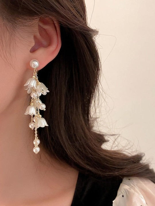Whispering Lilies Korean Earrings